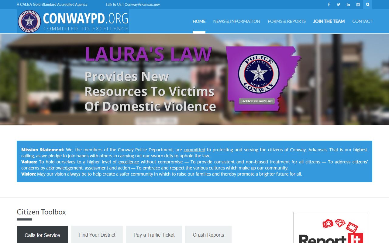 Conway Police Department arrest records