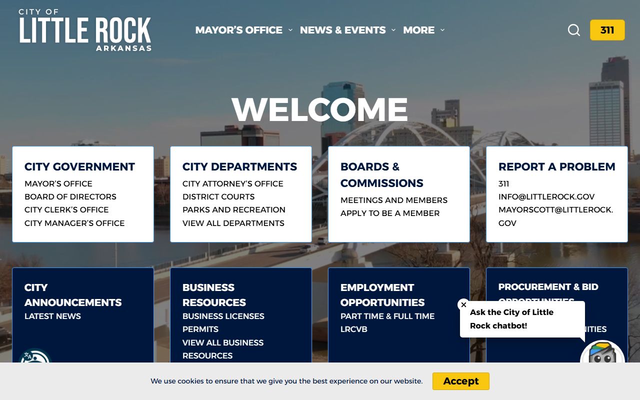 City of Little Rock arrest records portal