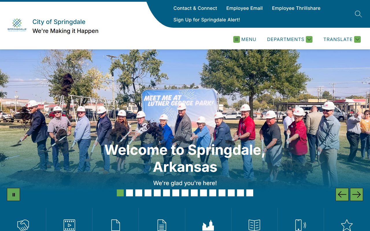 City of Springdale arrest records portal