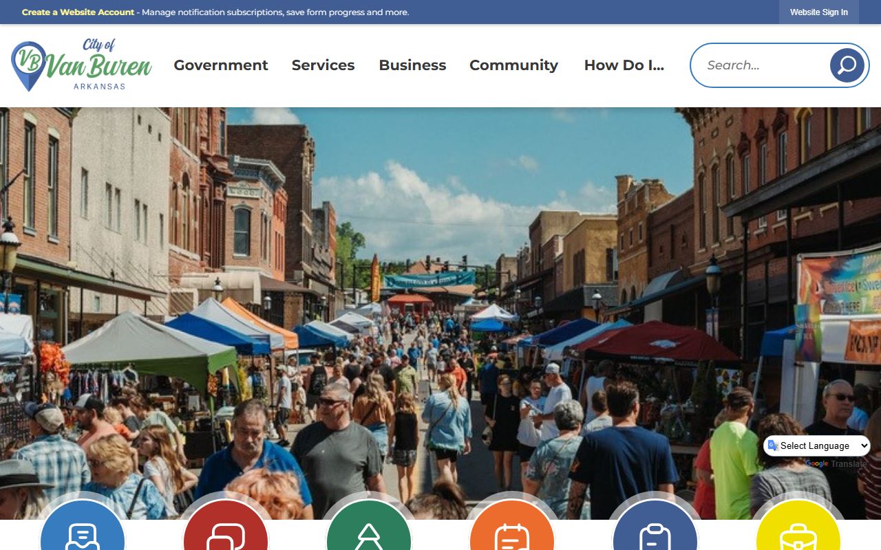 City of Van Buren Arkansas arrest records resources