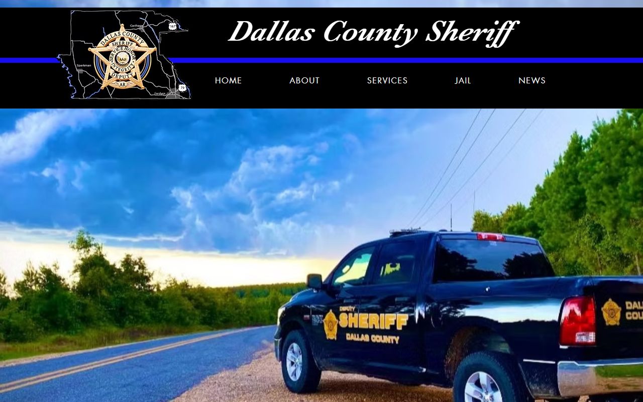 Dallas County Arkansas arrest records sheriff's office site