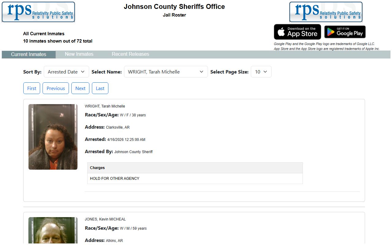 Johnson County arrest records myr2m jail roster
